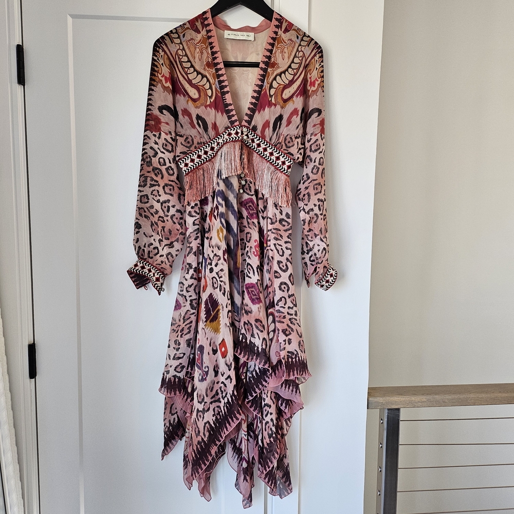 Etro silk mid-length dress size 40